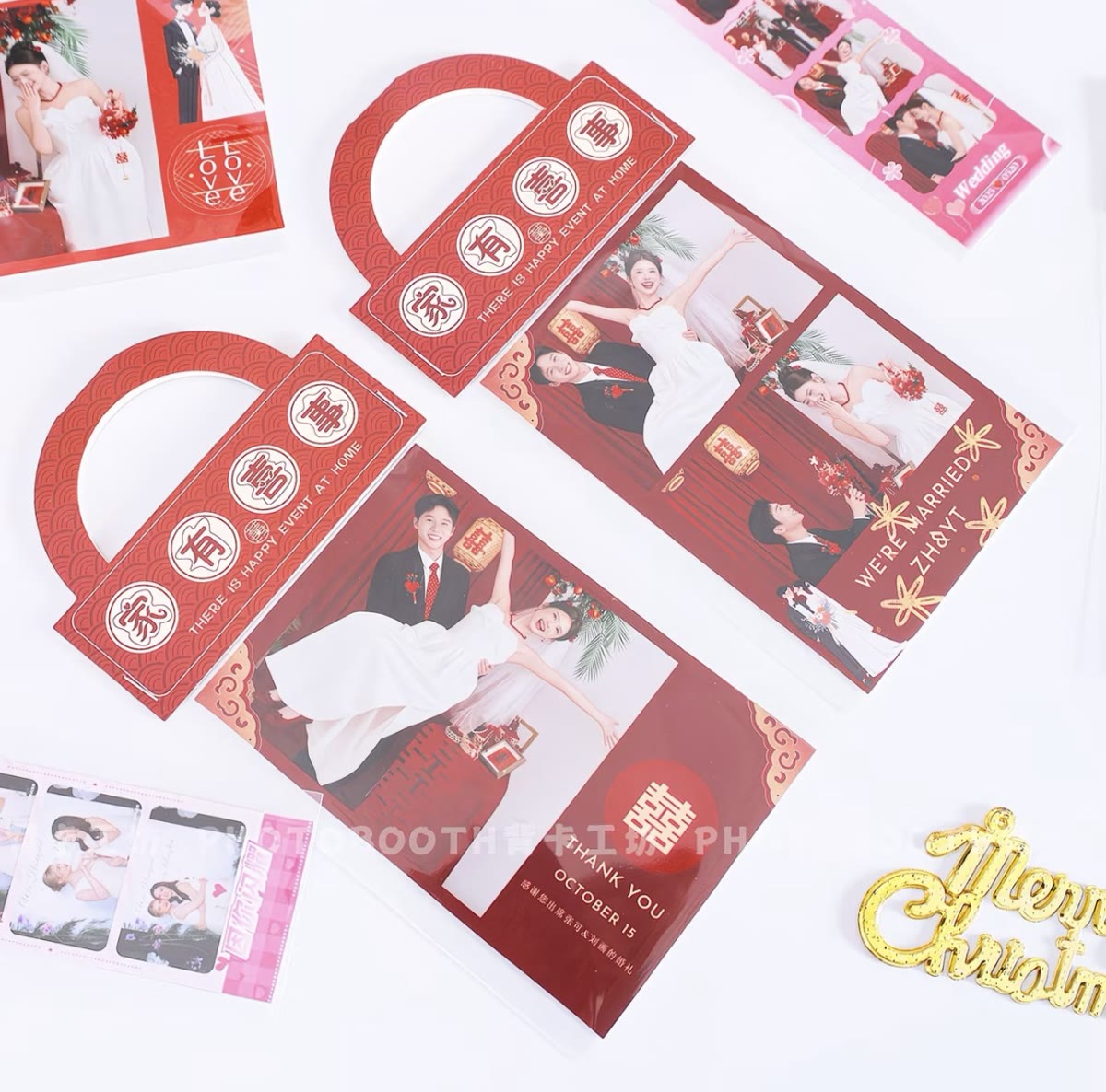 婚礼主题精致外包装成品展示